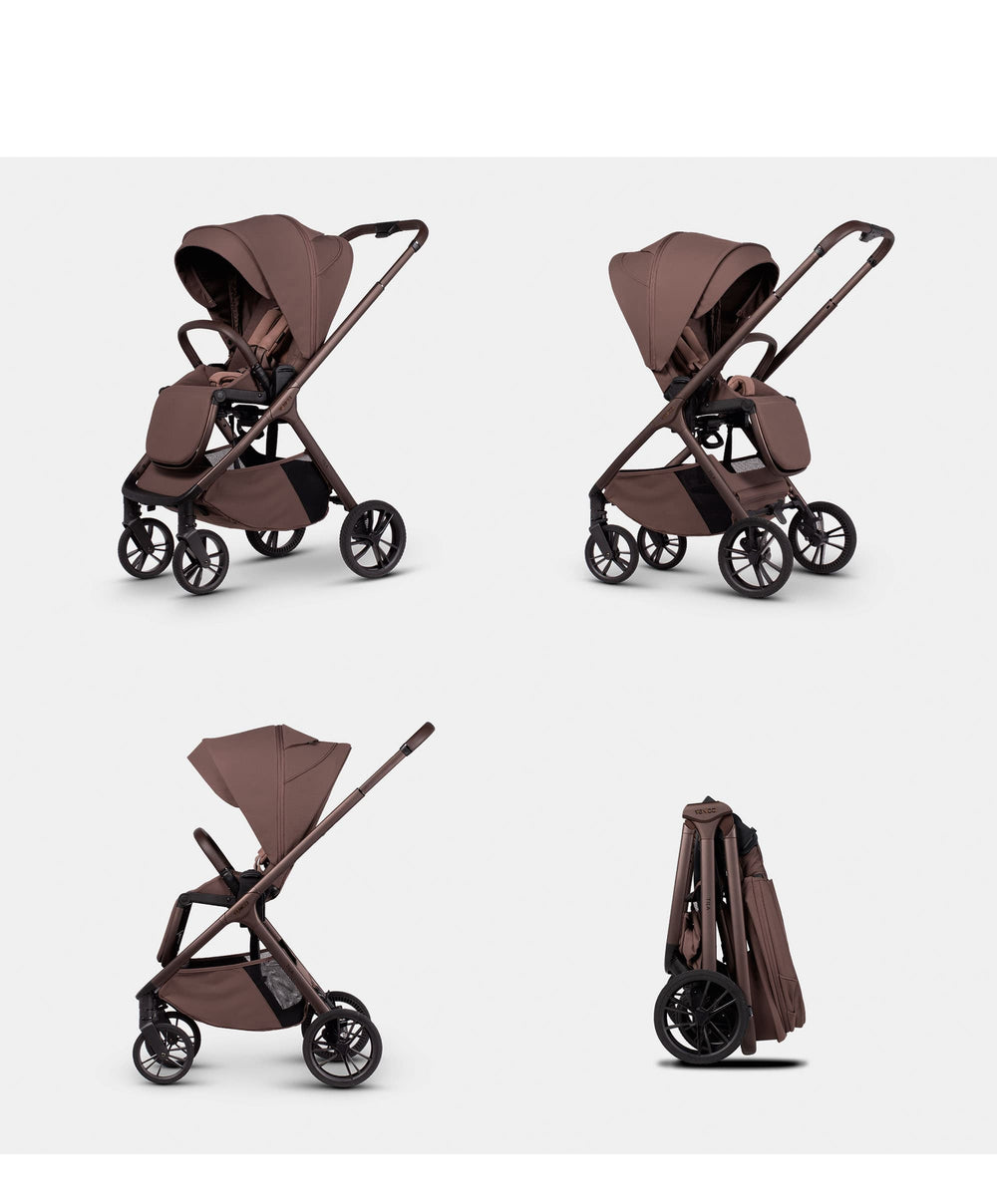 Venicci Tila 2in1 Essential Pushchair Bundle (11 Pieces) - Noce