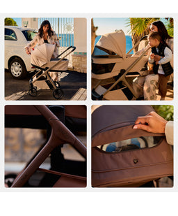 Venicci Tila 2in1 Essential Pushchair Bundle (11 Pieces) - Noce
