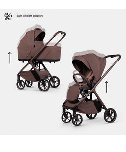 Venicci Tila 2in1 Essential Pushchair Bundle (11 Pieces) - Noce