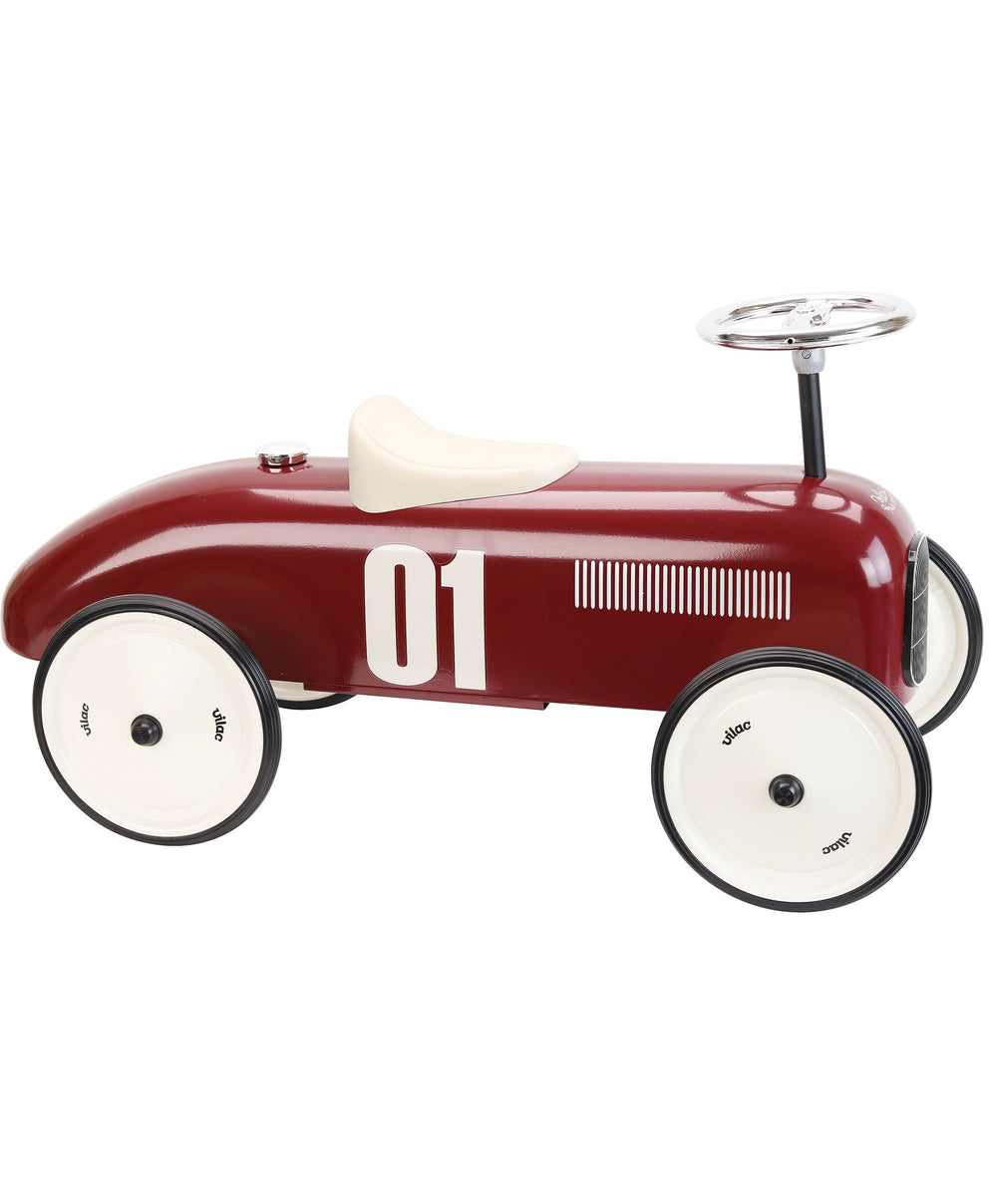Vilac Ride on Toy Vilac Metal Car – Burgundy