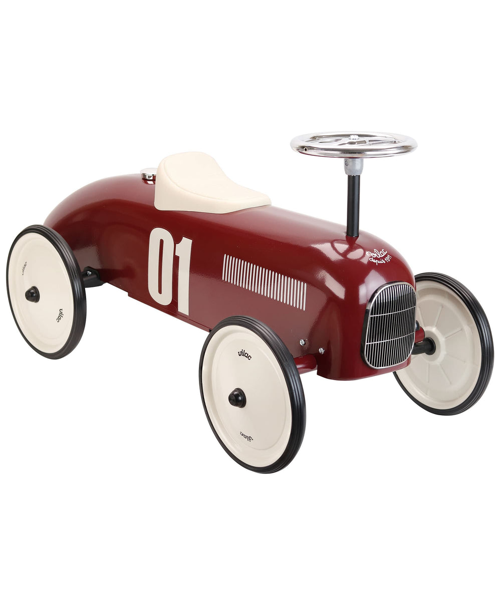 Vilac Ride on Toy Vilac Metal Car – Burgundy