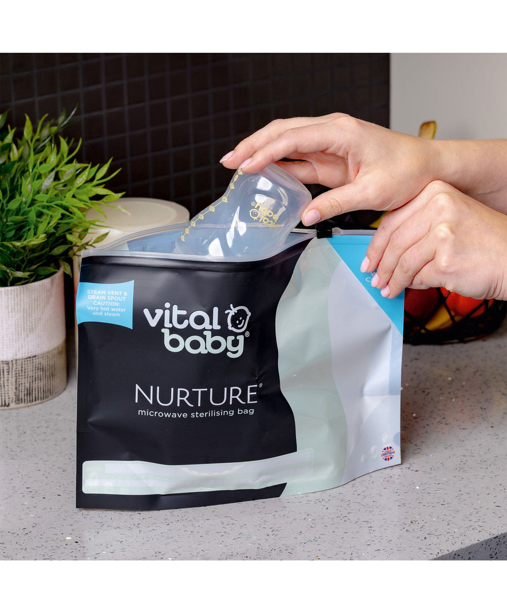 Vital Baby Vital Baby Nurture microwave sterilising bags (Pack of 5)
