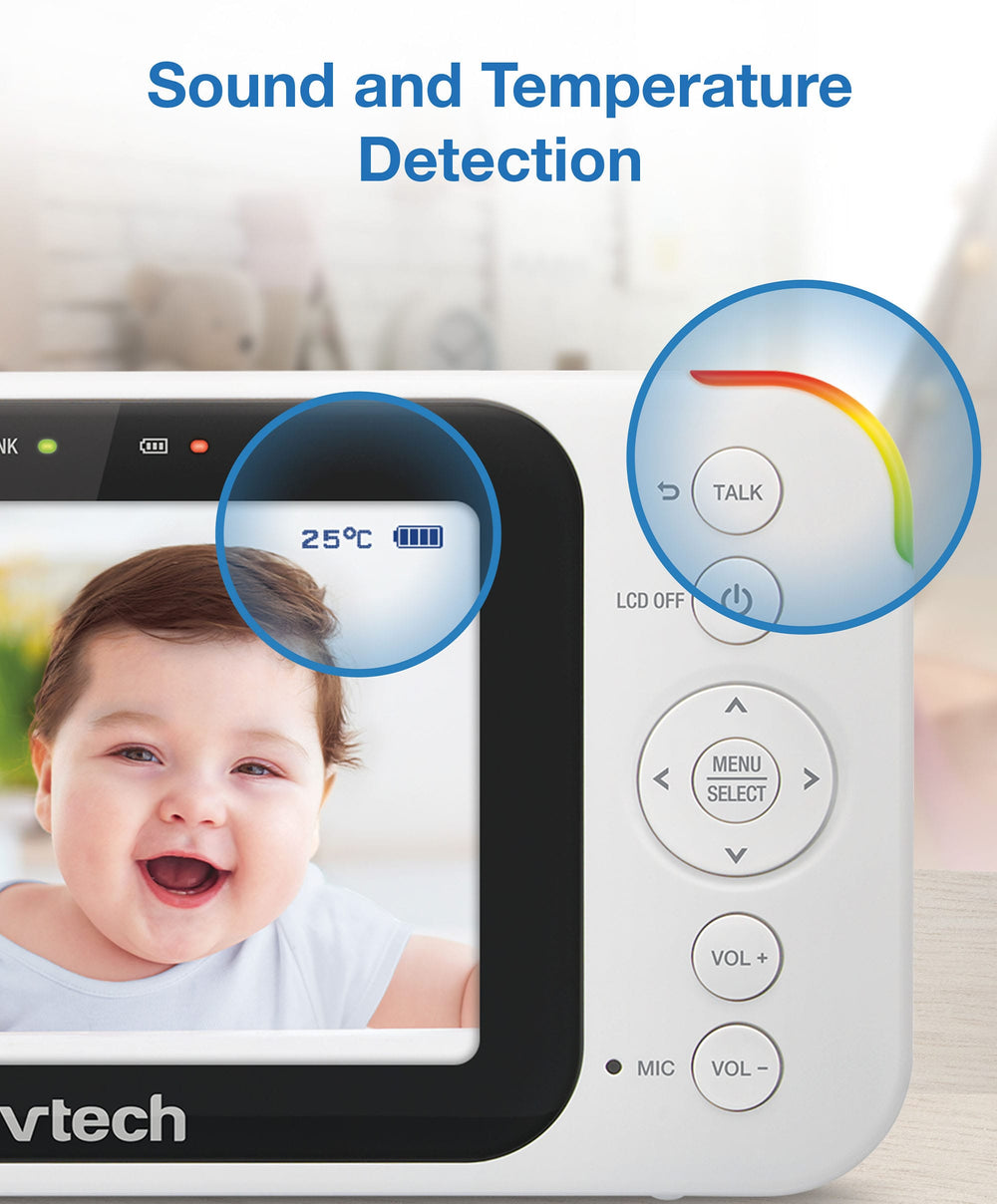 VTech Baby Monitors VTech RM4761 5inch Smart Wi-Fi 1080p Pan &amp; Tilt Monitor - White