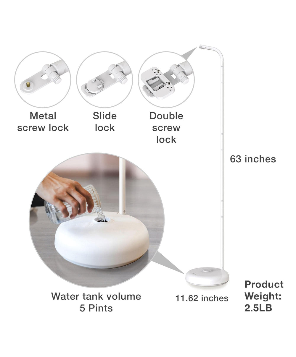 VTech Baby Monitors VTech RM5755HD 5 Smart Baby Monitor &amp; Camera Floorstand - White