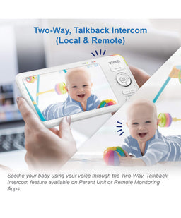 VTech Baby Monitors VTech RM5766HD Smart Video Baby Monitor & Camera Floorstand - White