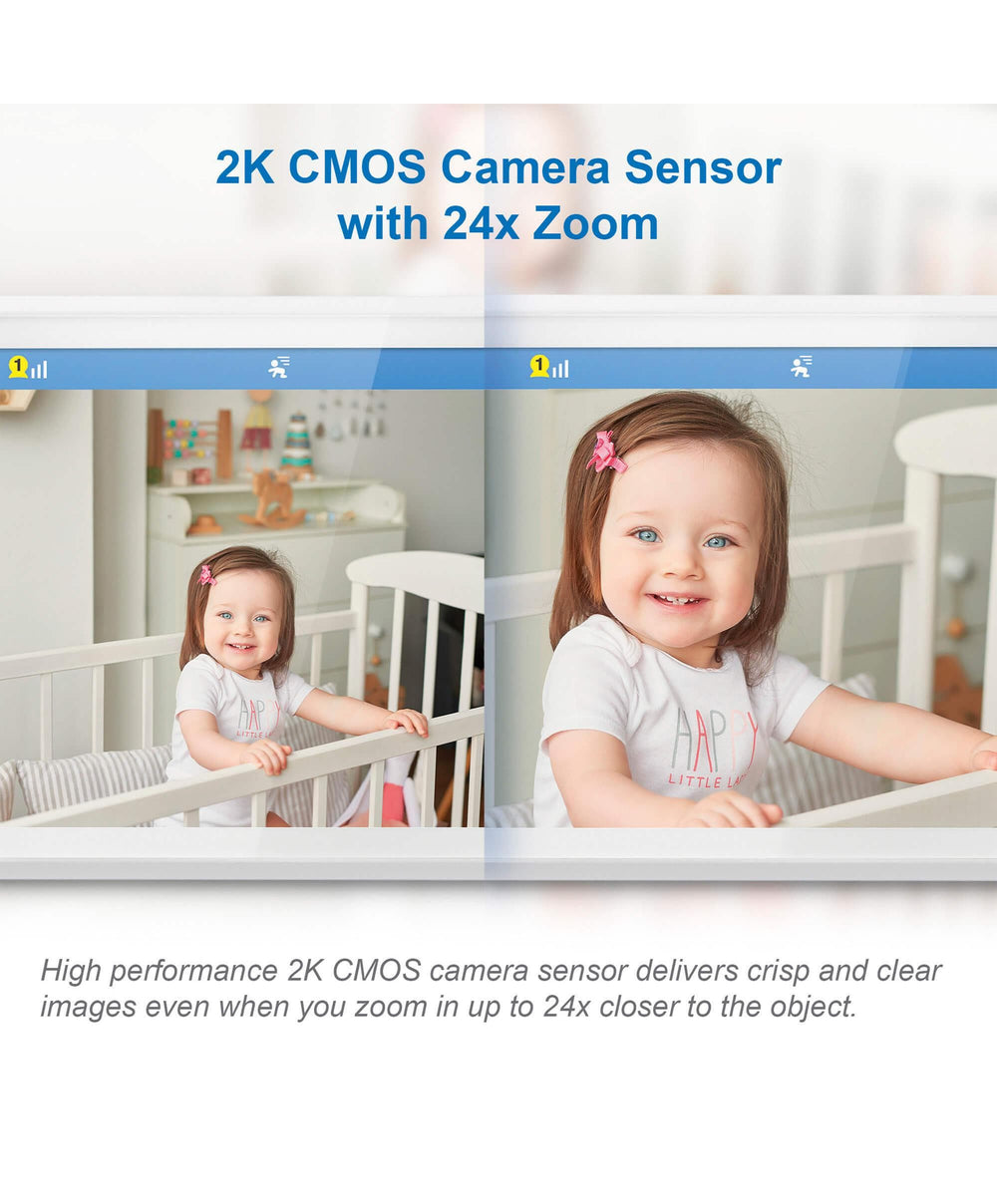 VTech Baby Monitors VTech RM5766HD Smart Video Baby Monitor &amp; Camera Floorstand - White
