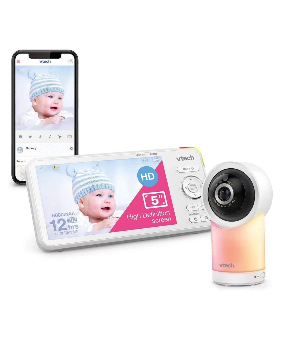 VTech Baby Monitors VTech RM5766HD Smart Video Baby Monitor &amp; Camera Floorstand - White