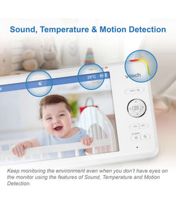 VTech Baby Monitors VTech RM7766HD 7 Smart Pan & Tilt Baby Monitor in White