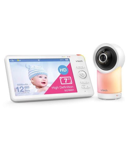 VTech Baby Monitors VTech RM7766HD 7 Smart Pan & Tilt Baby Monitor in White