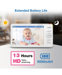 VTech Baby Monitors VTech RM7787HD 7” Over-The-Cot Smart Monitor