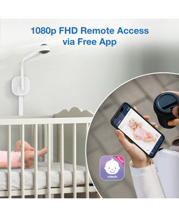 VTech Baby Monitors VTech RM7787HD 7” Over-The-Cot Smart Monitor