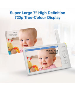VTech Baby Monitors VTech RM7787HD 7” Over-The-Cot Smart Monitor