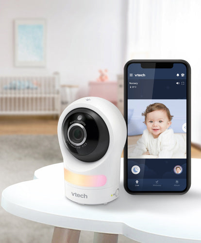 VTech Baby Monitors VTech RM9761 Wi-Fi 1080p Smart Baby Cam – White