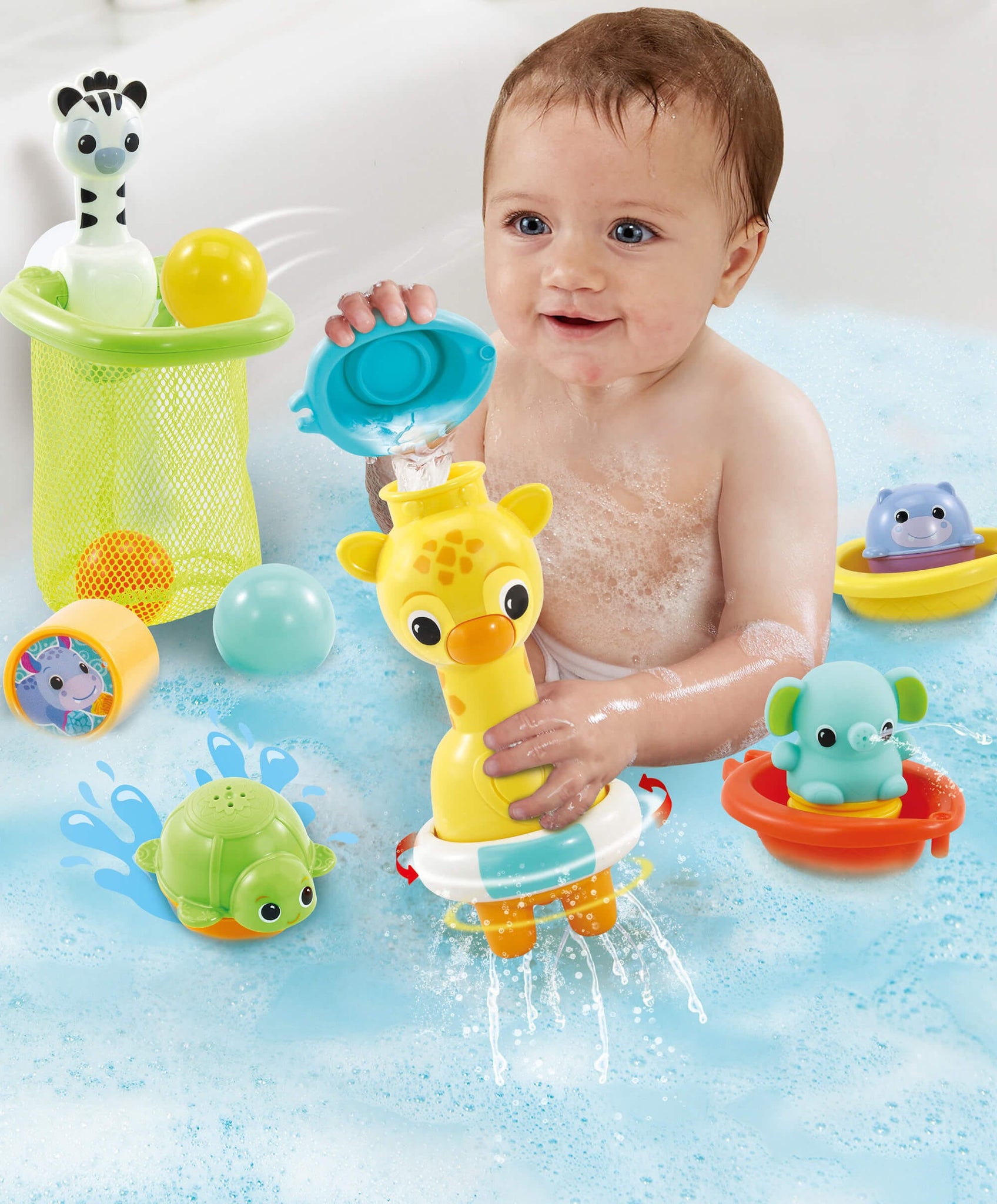 Bath toys 1 deals year