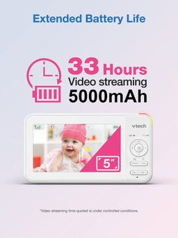 VTech VTech 5" Pan & Tilt Video Monitor with Night Light