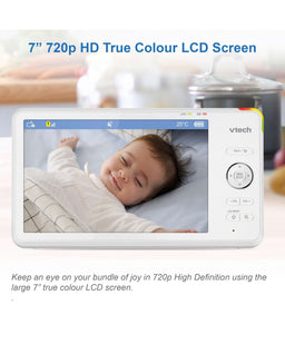 VTech VTech RM7766HD 7 Smart Pan & Tilt Monitor in White