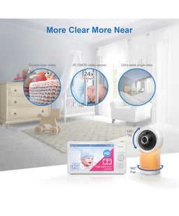 VTech VTech RM7766HD 7 Smart Pan & Tilt Monitor in White