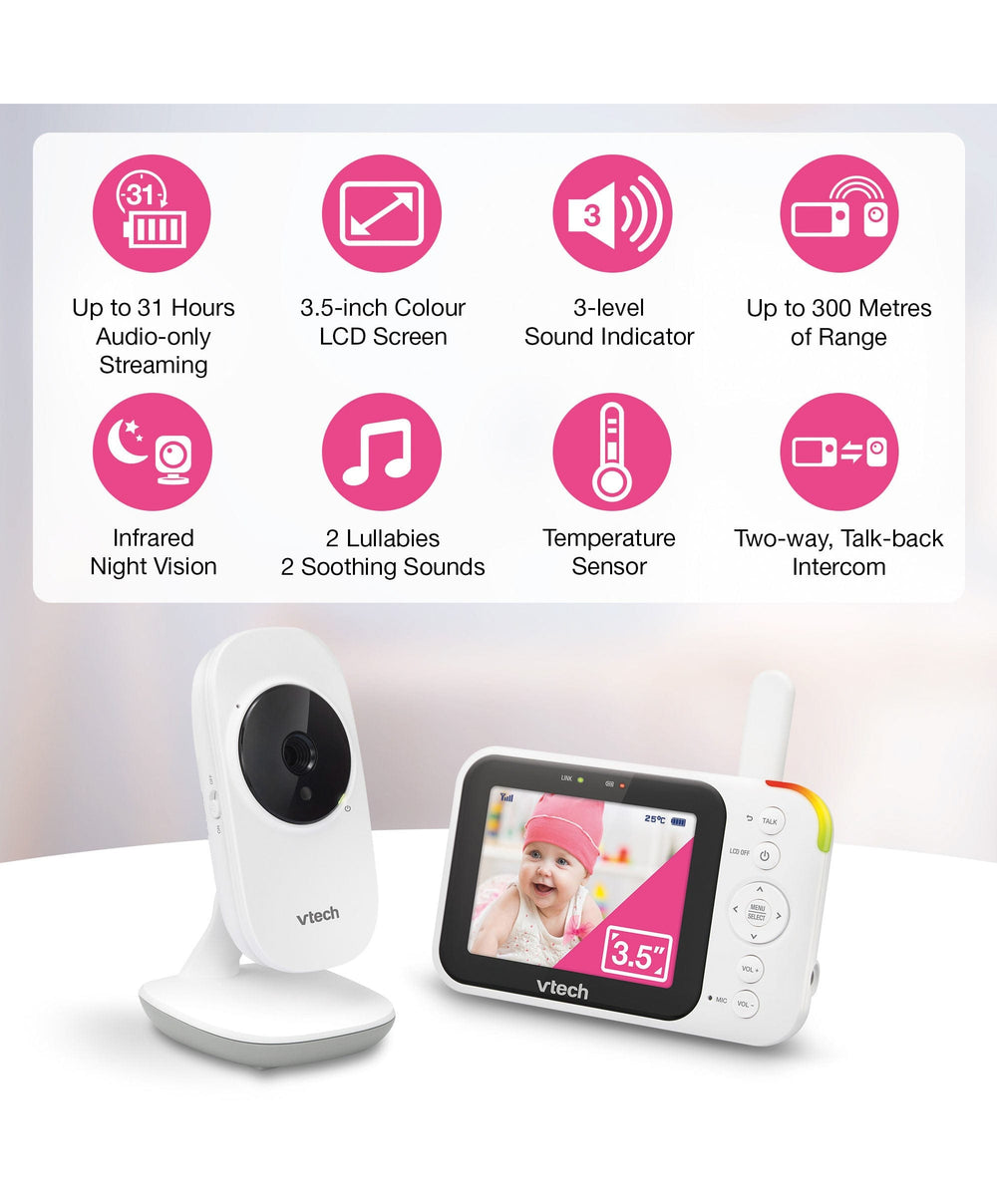 VTech VTech VM4252 3.5" Video Monitor - White