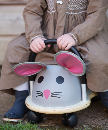 Wheelybug Hippy Chick WheelyBug Ride On Mouse Toy