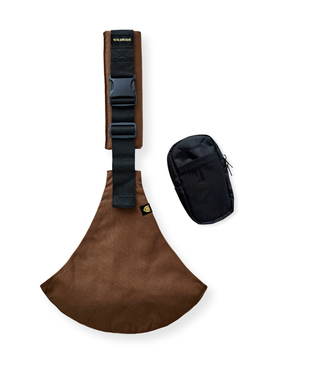 Wildride Wildride Toddler Carrier with Free Bag - Coffee