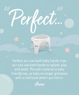Angelcare Bath Seats Angelcare Aqua Soft Touch Baby Bath Seat - Grey