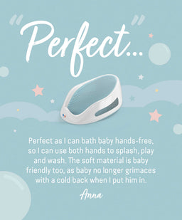 Angelcare Bath Support Angelcare Soft Touch Baby Bath Support - Aqua