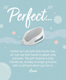 Angelcare Bath Support Angelcare Soft Touch Baby Bath Support - Grey