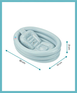 Babymoov Outdoor Play Babymoov 2-in-1 Inflatable Bath Tub & Paddling Pool - Blue