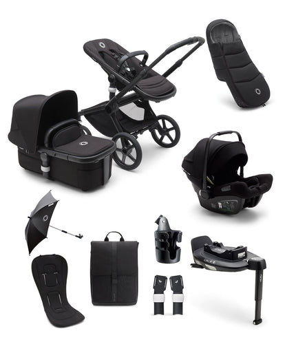 Bugaboo Bugaboo Fox5 Ultimate Travel System Bundle in Black