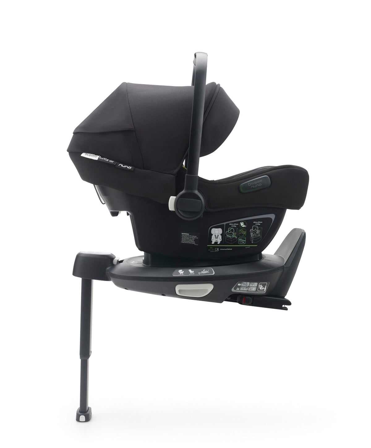 Bugaboo Fox5 Ultimate Travel System Bundle With Nuna Turtle Air 360 Ca