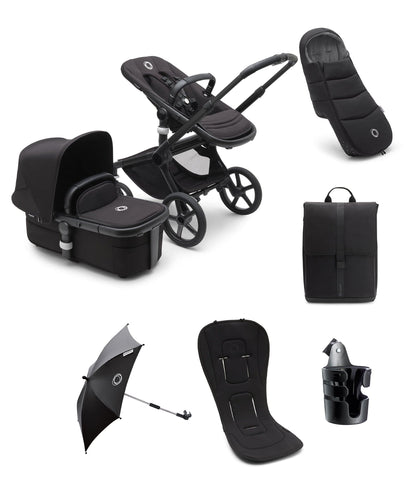 Bugaboo Pushchairs Bugaboo Fox5 Complete Bundle in Black