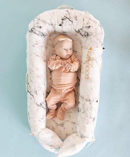 Dockatot Baby Nests Dockatot Deluxe+ Dock - Carrara Marble