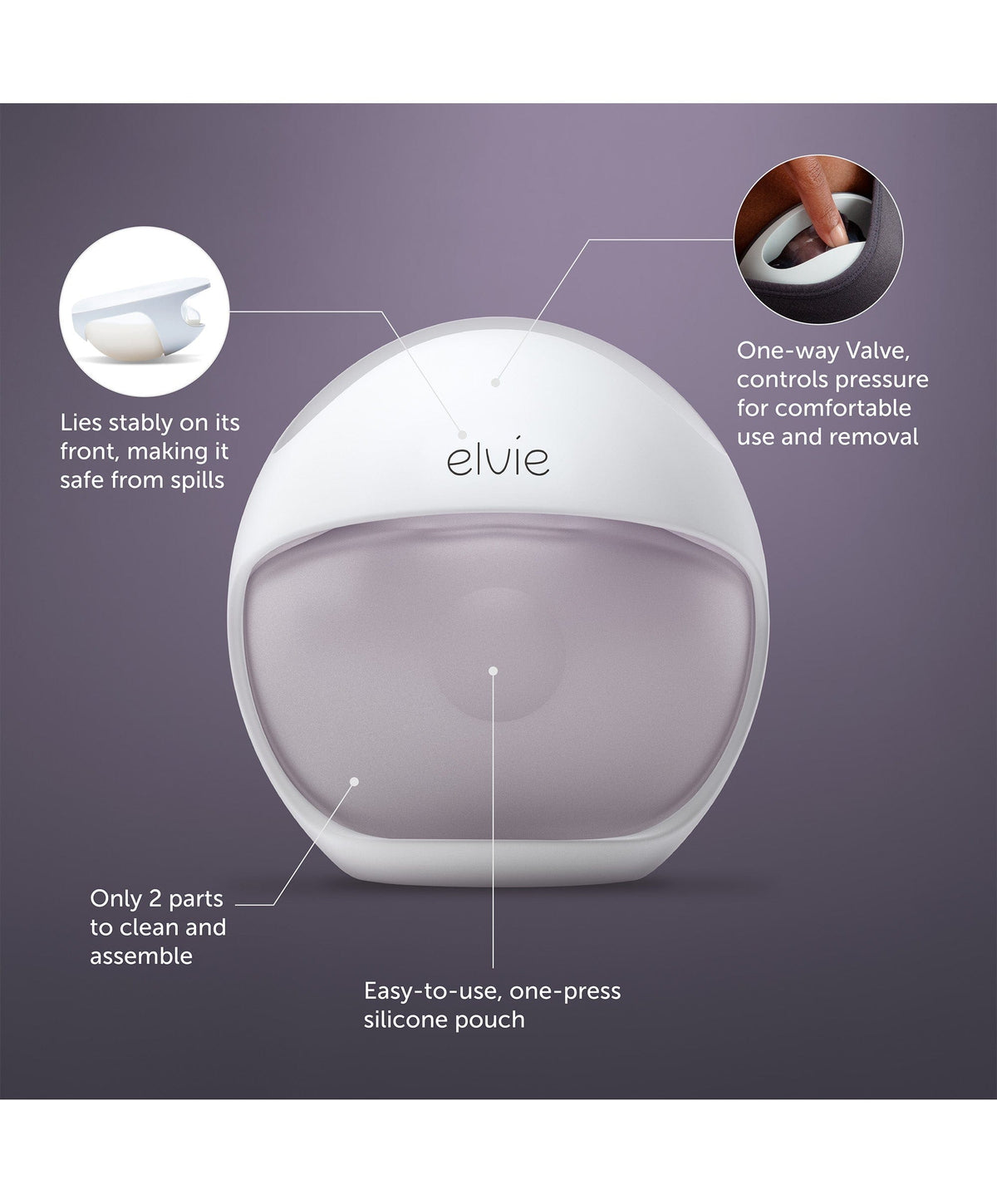 Elvie Curve Breast Pump Mamas & Papas IE