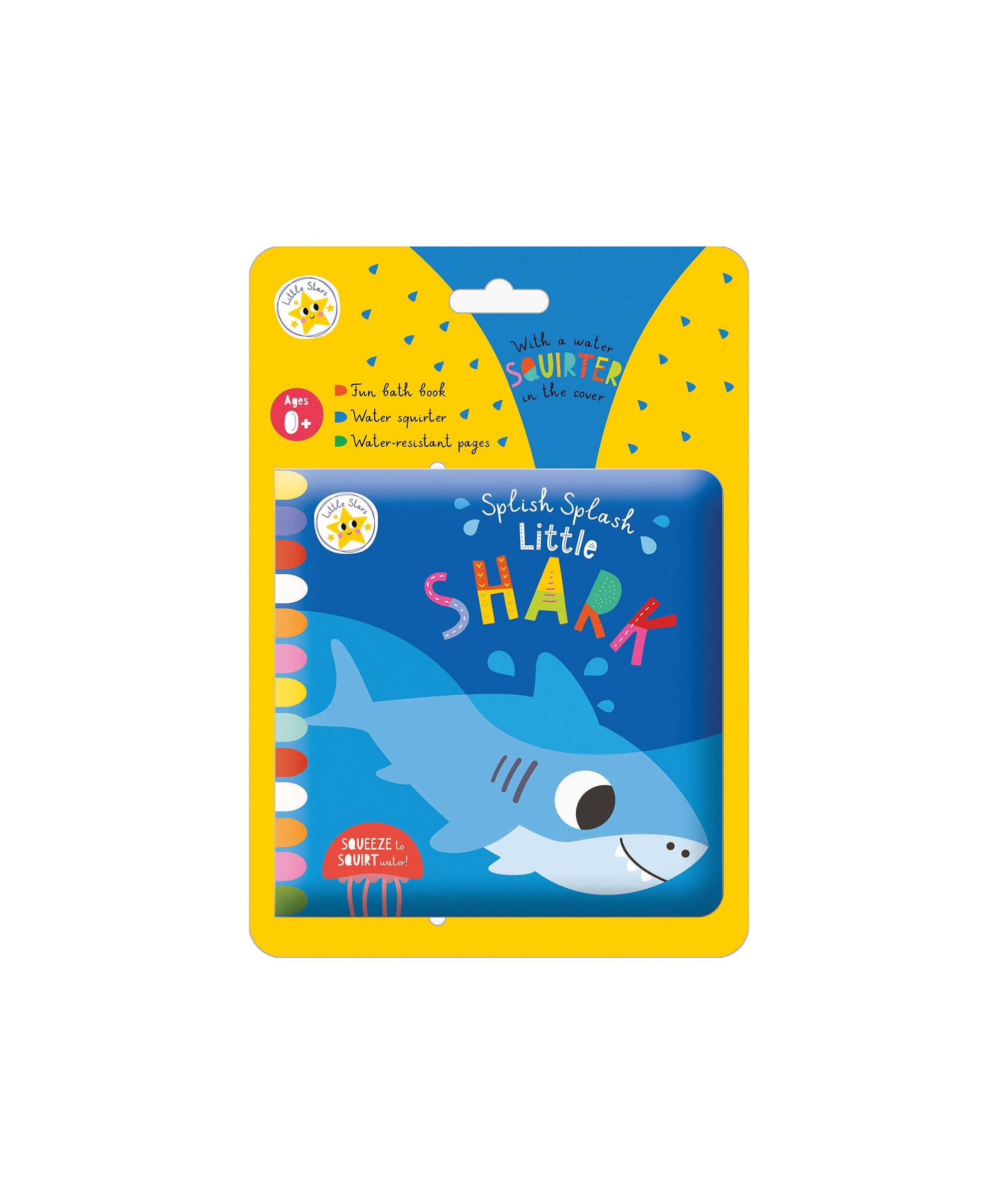 Splish Splash Little Shark Bath Book