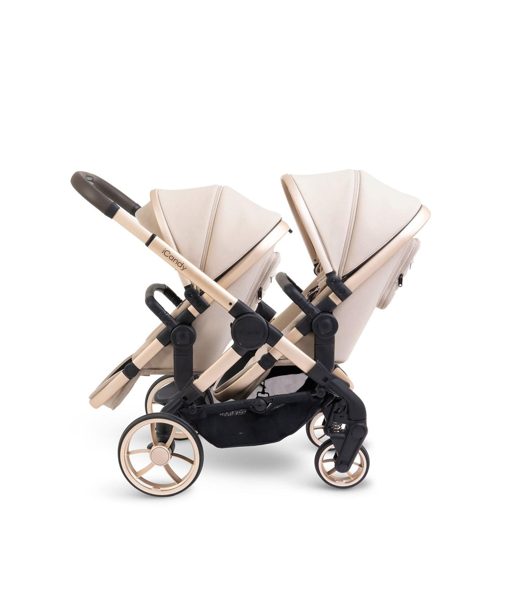 iCandy iCandy Peach 7 Double Pushchair Bundle - Biscotti