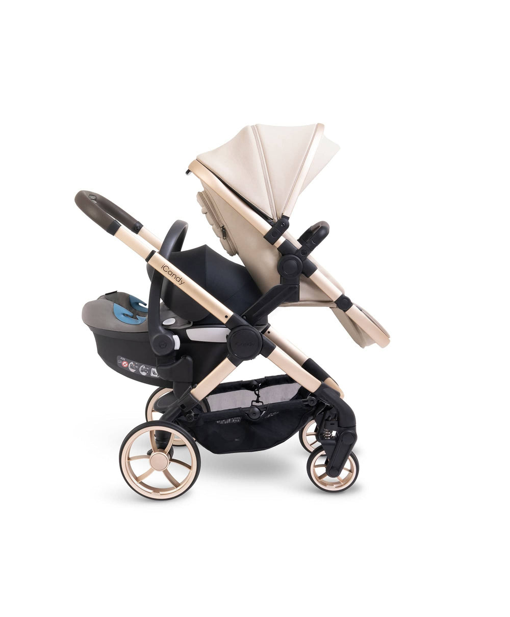 iCandy iCandy Peach 7 Double Pushchair Bundle - Biscotti