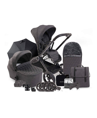 iCandy Pushchairs iCandy Core Summer Bundle - Dark Grey