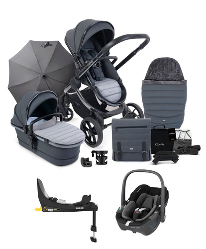 iCandy Pushchairs iCandy Peach 7 Summer Bundle with Maxi Cosi Pebble 360 - Truffle