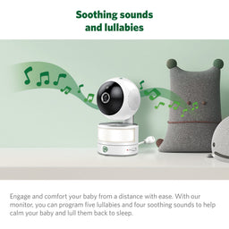 Leapfrog Baby Monitors LeapFrog LF915HD 5" Video Baby Monitor with Colour Night Vision - White