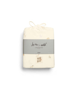 Mamas & Papas Born to be Wild Safari and Marl Fitted Sheets - Multipack of 2