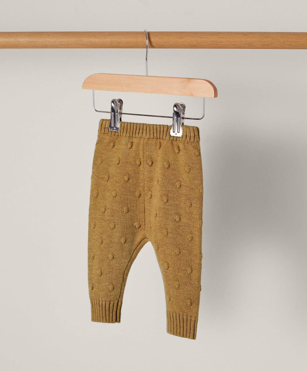 Mamas &amp; Papas Bottoms Mustard Bobble Leggings