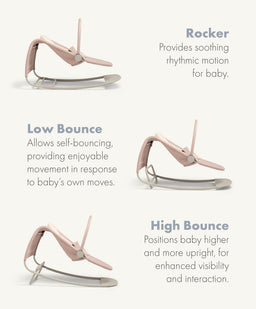 Mamas & Papas Bouncers Tempo 3-in-1 Rocker/Bouncer - Blush