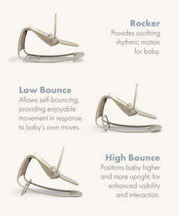 Mamas & Papas Bouncers Tempo 3-in-1 Rocker/Bouncer - Sand