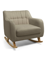 Mamas & Papas Cuddle Chairs Hilston Cuddle Chair - Grey Boucle & Mid-Oak