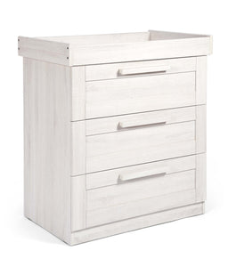 Mamas & Papas Dressers & Changers Atlas 3 Drawer Dresser & Changing Unit - Nimbus White
