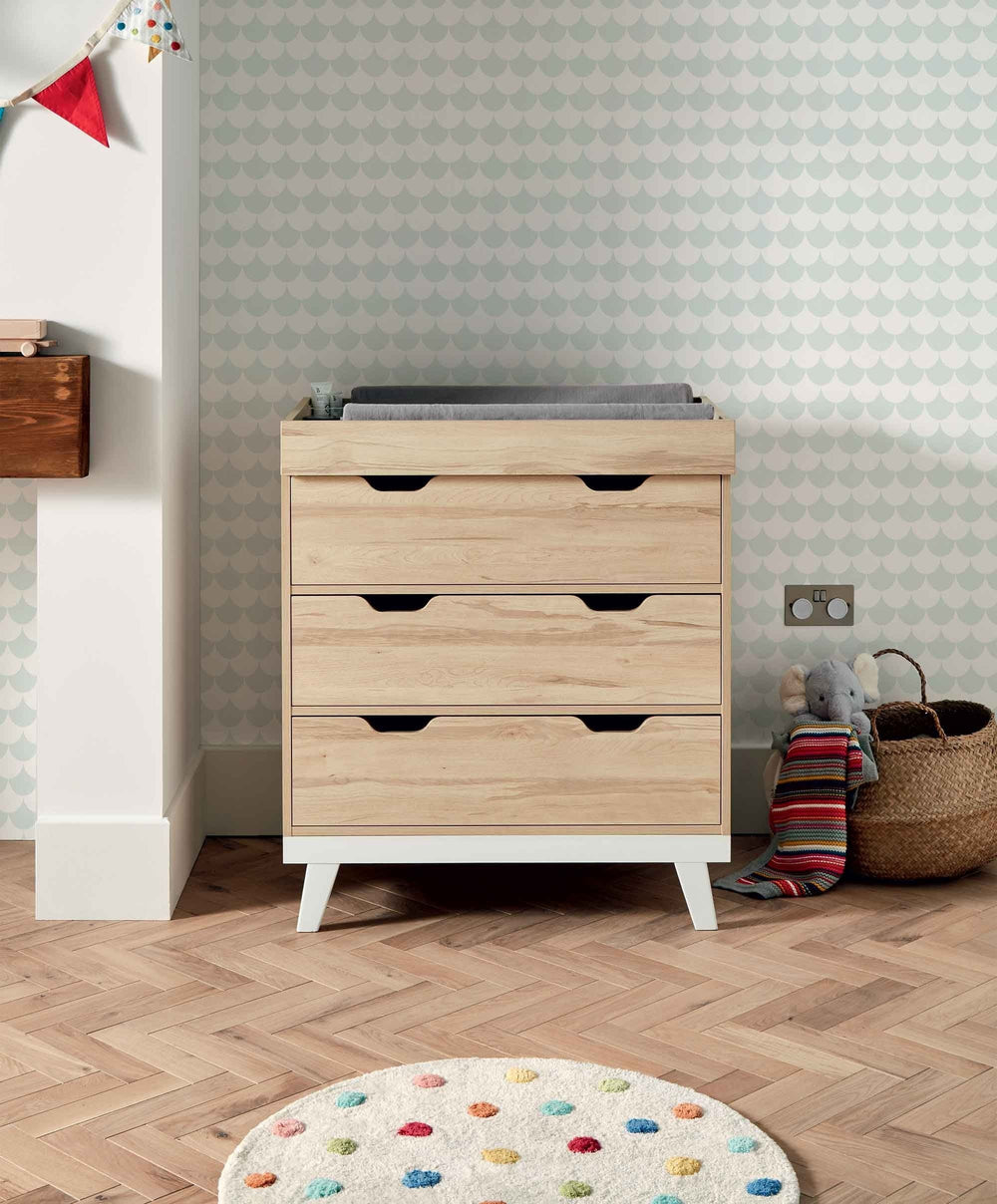 Mamas &amp; Papas Dressers &amp; Changers Lawson Dresser &amp; Changer - Natural &amp; White