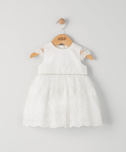 Mamas & Papas Dresses & Skirts White Organza Embroidered Dress