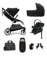 Mamas & Papas Flip XT2 7 Piece Complete Bundle with Aton B2 Car Seat and Base in Black