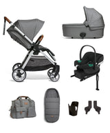 Mamas & Papas Flip XT2 7 Piece Complete Bundle with Aton B2 Car Seat and Base in Fossil Grey