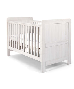 Mamas & Papas Furniture Sets Atlas 3 Piece Cot Bed Range with Dresser and Wardrobe - Nimbus White
